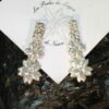 Boucles d'oreilles pendant vie de fleur