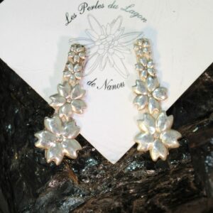 Boucles d'oreilles pendant vie de fleur
