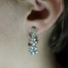 Boucles d'oreilles pendant vie de fleur – Image 2