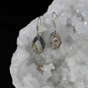 Boucle d' oreille avec arôme en argent