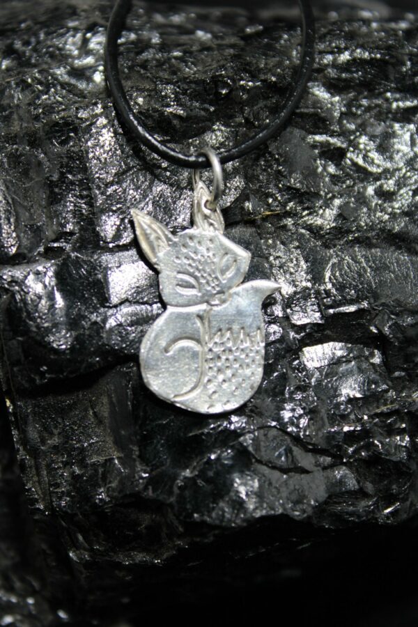 Pendentif petit renard en argent