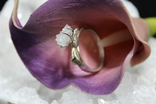 Bague cristal de roche