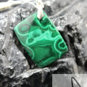 Pendentif Malachite dos polis