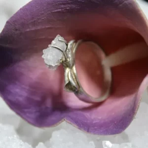 Bague cristal de roche