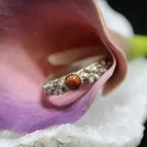 Bague avec pierre du soleil