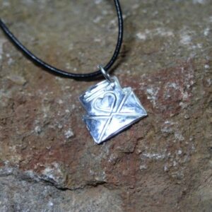 Pendentif Courrier du Cœur en argent