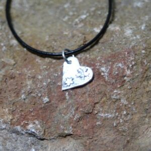 Pendentif fleur en argent
