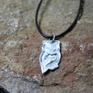 Pendentif original Chouette en argent