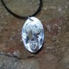 Pendentif original rose et rubis