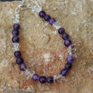 Bracelet en rocaille de verre, howlite, jaspe paysage, labradorite extra