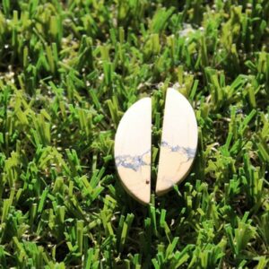 Pendentif Jaspe Maligano demi-lune